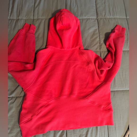 HOT PINK oversized Lululemon women’s scuba half-zipped hoodie - Picture 3 of 3